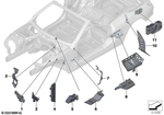 41007342721 - Bodywork: Moulded Part F Wheel Housing Supp.,Front for BMW Image