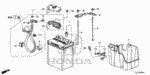 31542TM8A01 - Electrical/Exhaust/Heater/Fuel: PLUG, VENT (MF) (YUASA) for Honda Image