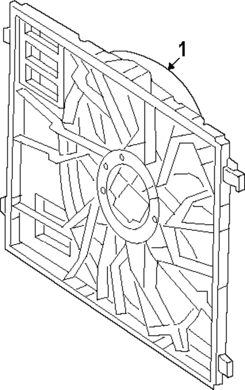 Cooling Fan for 2023 Mercedes-Benz EQB 350 #0