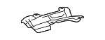 7764130160 - Fuel System: Tank Shield for Lexus: GS F, GS Turbo, GS200t, GS300, GS350, GS450h, IS200t, IS250, IS300, IS350, IS500, RC F, RC200t, RC300, RC350 Image