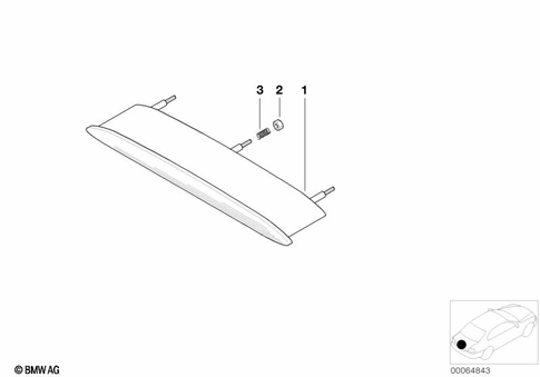Third Stoplamp for 2010 BMW 335i #0