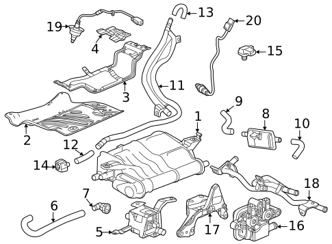 Brackets, Flanges & Hangers for 2025 Honda CR-V #0