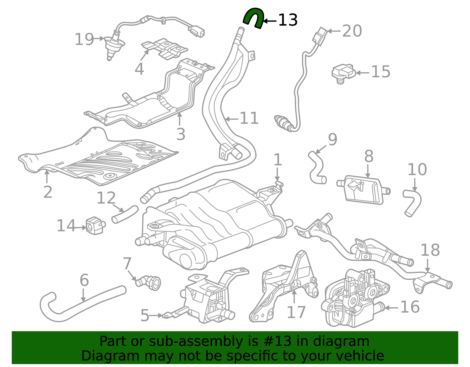 2023-2026 Honda Evaporative Emissions System Lines 17373-TMC-Z00 | OEM ...