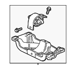 C2P25895 - Engine: Rear Mount Bracket for Jaguar Image