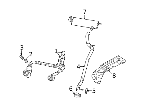 Exhaust Components for 2009 Jeep Wrangler #0