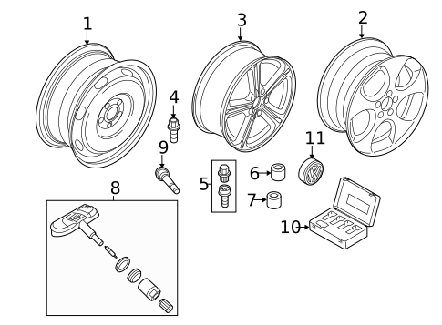 Wheels for 2013 Volkswagen GTI #1