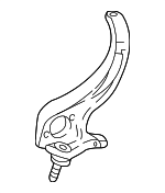 6W4Z3K185AA - : Knuckle for Ford: Thunderbird | Lincoln: LS Image