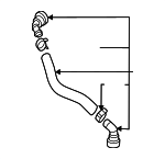 254S4T4000 - : Inter-Cooler Hose for Genesis: G90 Image