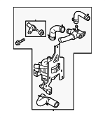 282753N600 - : Engine Auxiliary Water Pump for Hyundai Image