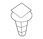 8V3827717 - : Spoiler Clip for Audi: e-tron Quattro, e-tron S, Q3, Q8 e-tron, SQ8 e-tron Image