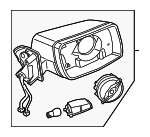 CRB503120PMA - : 2005-2009 Land-Rover Mirror Assembly for Land Rover: LR3, Range Rover Sport Image