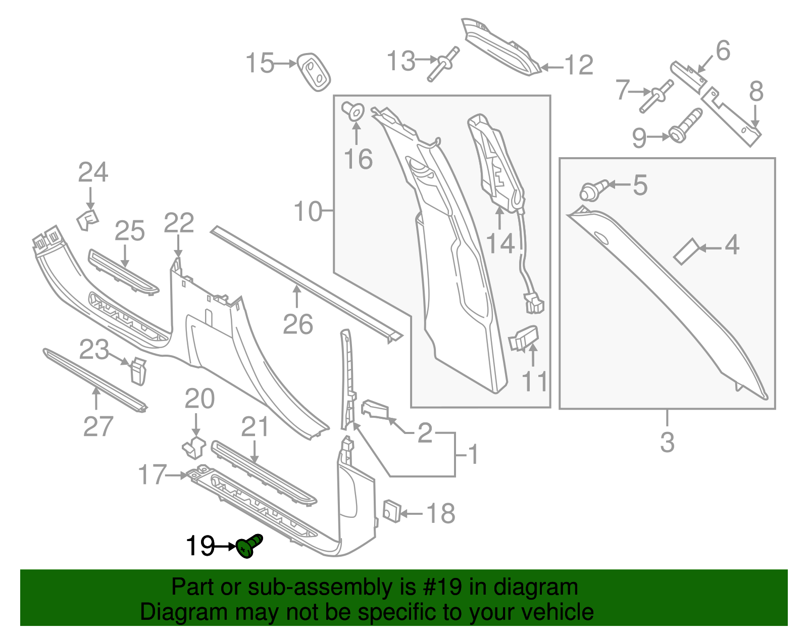 Ft Fender Liner Screw - Porsche (N-909-747-01)