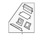 972073E260 - HVAC: Door Assembly for Kia: Sorento Image
