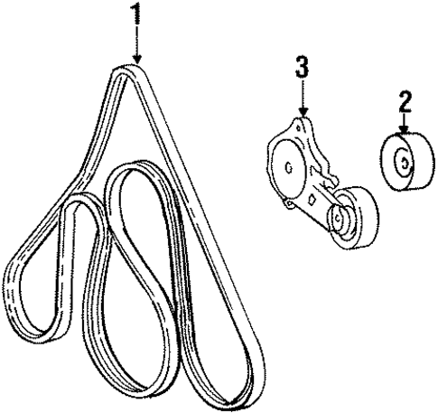 Belts & Pulleys for 1998 Ford Crown Victoria #0