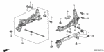 90128SR4003 - Interior/Bumper: BOLT-WASHER (8X19) for Honda Image