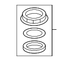 17046TM8L00 - : Lock Nut for Honda: CR-Z, Insight Image