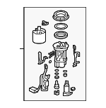17045TM8L10 - : 2011 Honda Insight - Module Assembly Fuel Pump for Honda: Insight Image