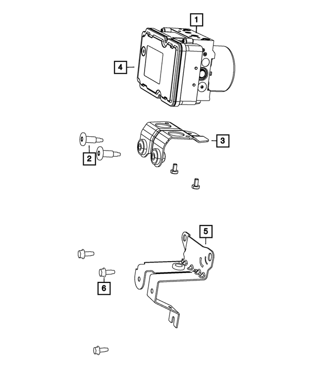 68225333AD - : Anti-Lock Brake System Module for Mopar Image