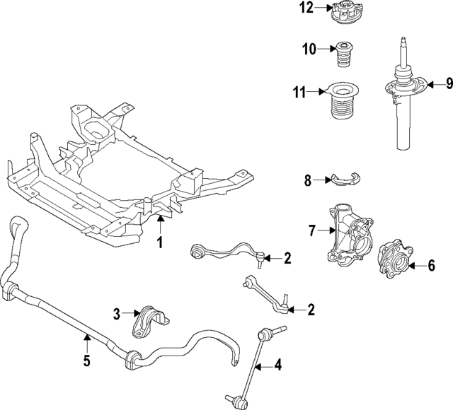 21216897741 - Suspension: Knuckle for BMW: 430i Gran Coupe Image