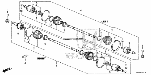 Rear Driveshaft for 2019 Honda HR-V #0