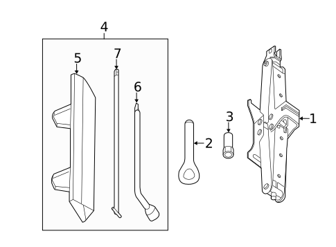 Jack & Components for 2016 INFINITI QX60 #0