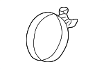 9611110850 - Engine: Air Inlet Hose Clamp for Scion: tC | Toyota: Avalon, Camry, Celica, Corolla, Corolla Cross, Crown, Crown Signia, Grand Highlander, Highlander, Matrix, RAV4, RAV4 Prime, Sienna, Venza Image