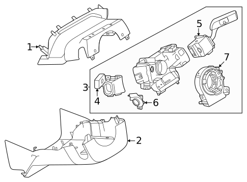 Switches, Solenoids & Actuators for 2026 Lincoln Nautilus #0