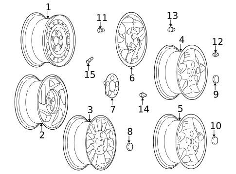 Wheels for 2001 Pontiac Grand Am #0