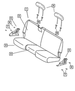 68051171AA - Interior Trim: Seat Back Foam for Mopar Image