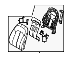 88400C2000SMJ - Body: Seat Back Assembly for Hyundai Image