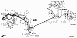 46330TR0A00 - Chassis: PIPE C, BRAKE for Honda Image
