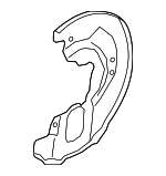 31665625 - : Splash Shield for Volvo: XC60 Image