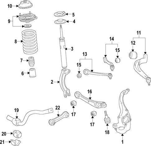 Suspension Components for 2017 Audi A7 Quattro #0