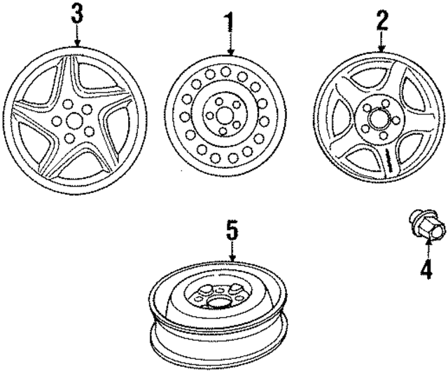 MR761494 - Tire &amp; Wheel: Wheel for Mopar Image