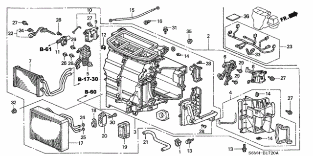 Heater Unit for 2004 Acura RSX #0
