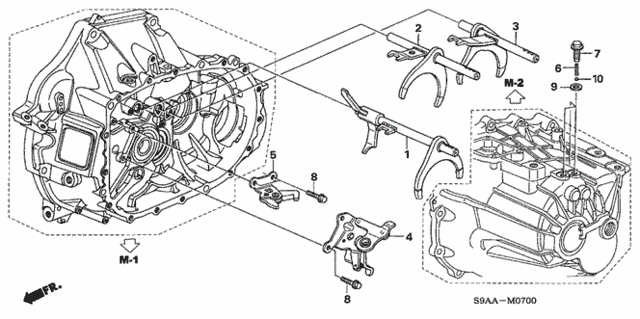 Shift Fork - Shift Holder for 2006 Honda CR-V #0