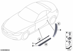 51479129052 - Vehicle Trim: Cover Strip, Entrance, Interior, Right for BMW Image