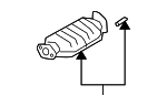 2895025560 - : 2006-2009 Hyundai Sonata - Catalytic Converter for Hyundai: Sonata Image