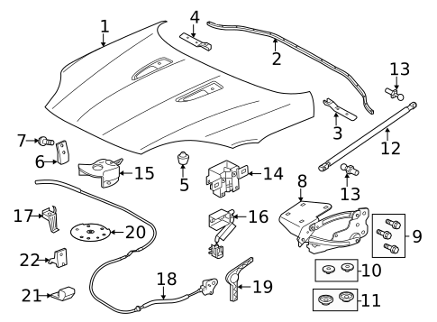 Hood & Components for 2020 Jaguar F-Type #0