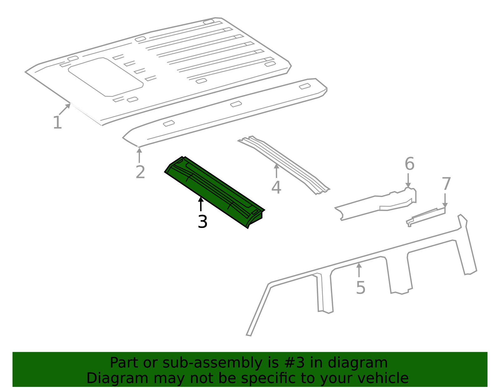 4636502000 - Mercedes-Benz Header Panel 2019-2025 Mercedes-Benz ...