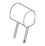 C2C36458LJG - : Headrest for Jaguar: Super V8, Vanden Plas Image