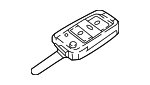 5G6959752ACAIF - Electrical: Keyless Entry Transmitter for Volkswagen: Atlas, Jetta, Tiguan, Tiguan Limited Image