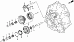 23642PR8010 - Transmission - Manual: RING, BLOCKING (44MM) for Acura Image