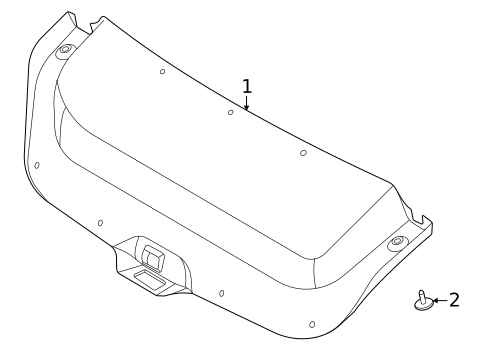 Interior Trim - Trunk for 2025 Hyundai Elantra N #0