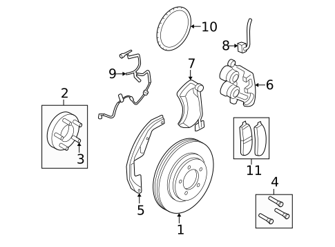 Anti-Lock Brakes for 2007 Mercury Mountaineer #3