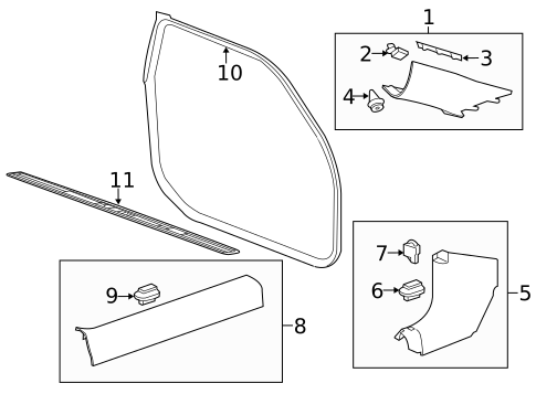 Interior Trim - Pillars for 2014 Chevrolet Camaro #0