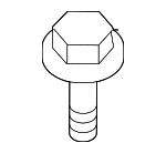 218411M000 - Transmission: Manual Transmission Mount Bolt for Kia Image