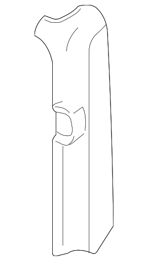 SK4Z6140455A - Body: Body D-Pillar Reinforcement for Ford Image
