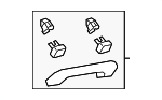 7461012140C0 - Body: Grip Handle for Toyota Image