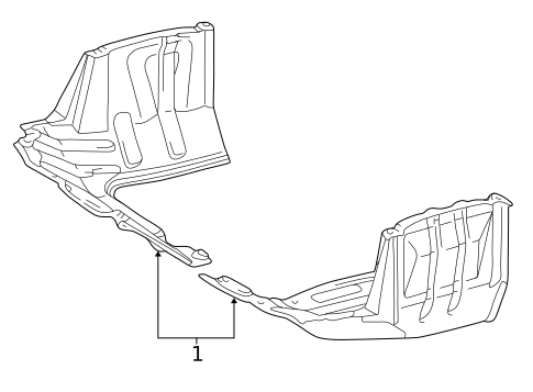 Splash Shields for 1999 Toyota RAV4 #0